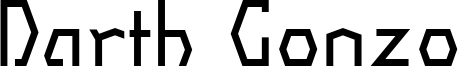 Darth Gonzo Font