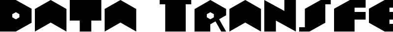 Data Transfert Font