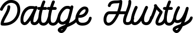 Dattge Hurty Font