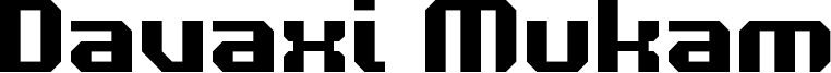 Davaxi Mukam Font