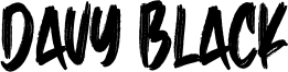 Davy Black Font