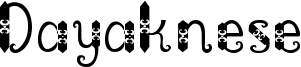 Dayaknese Font