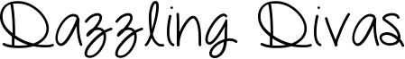 Dazzling Divas Font