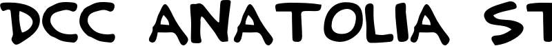 DCC Anatolia Strong Font