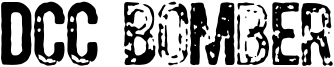 DCC Bomber Font