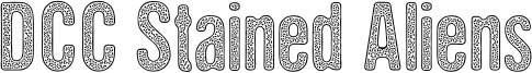 DCC Stained Aliens Font