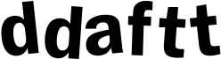 DdaftT Font