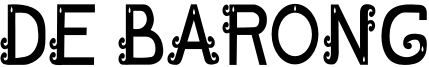 DE BARONG Font