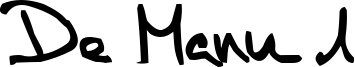de Manu 1 Medium.ttf