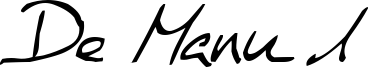 de Manu 1 NormalItalic.ttf