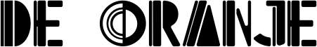 De Oranje Font