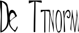 De Ttnorm Font
