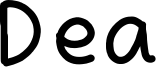 Dea font.ttf