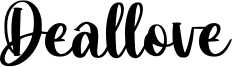Deallove Font