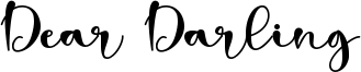 Dear Darling Font