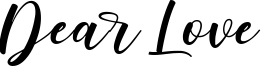 Dear Love Font
