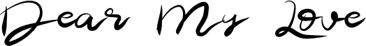 Dear My Love Font