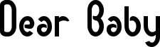 Dear Baby Font