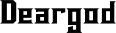 Deargod Font