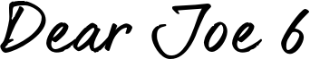 dearJoe 6 TRIAL.otf