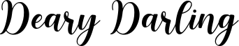 Deary Darling Font