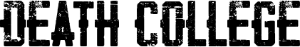Death College Font