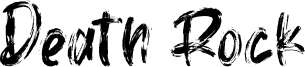 Death Rock Font