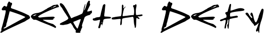 Death Defy Font