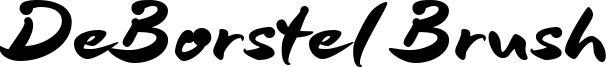 DeBorstel Brush Font