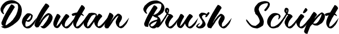 Debutan Brush Script Font