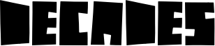 Decades Font