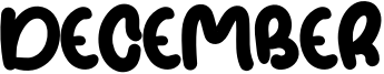 December Font