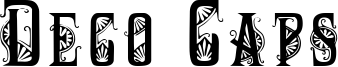 Deco Caps Font