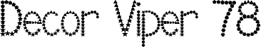 Decor viper78_8_august_2012.ttf