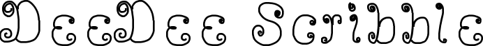 DeeDee Scribble Font