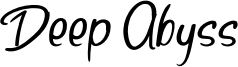 Deep Abyss Font