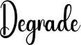 Degrade Font