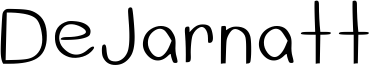 DeJarnatt Font