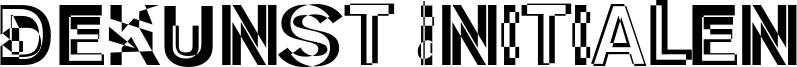 DeKunst Initialen Font