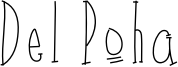 Del Poha Font