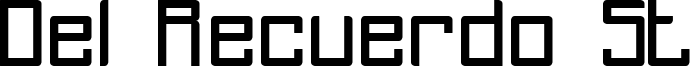 Del Recuerdo St Font