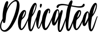 Delicated Font