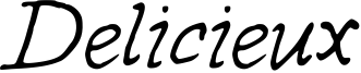Delicieux Font
