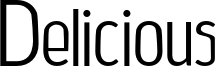 Delicious Font