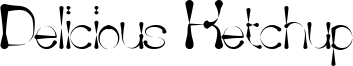 Delicious Ketchup Font