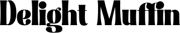 Delight Muffin Font