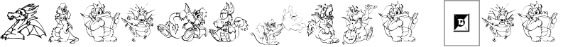 Delightful Lil Dragons Font
