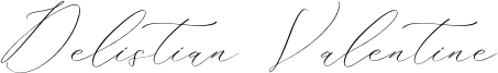 Delistian Valentine Font