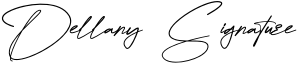 Dellany Signature Font