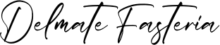 Delmate Fasteria Font